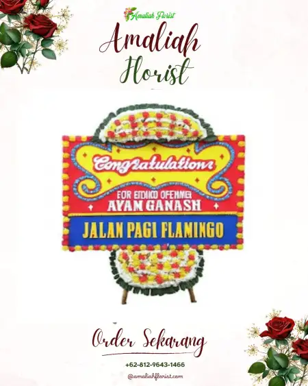 Sewa Papan Bunga Krowe